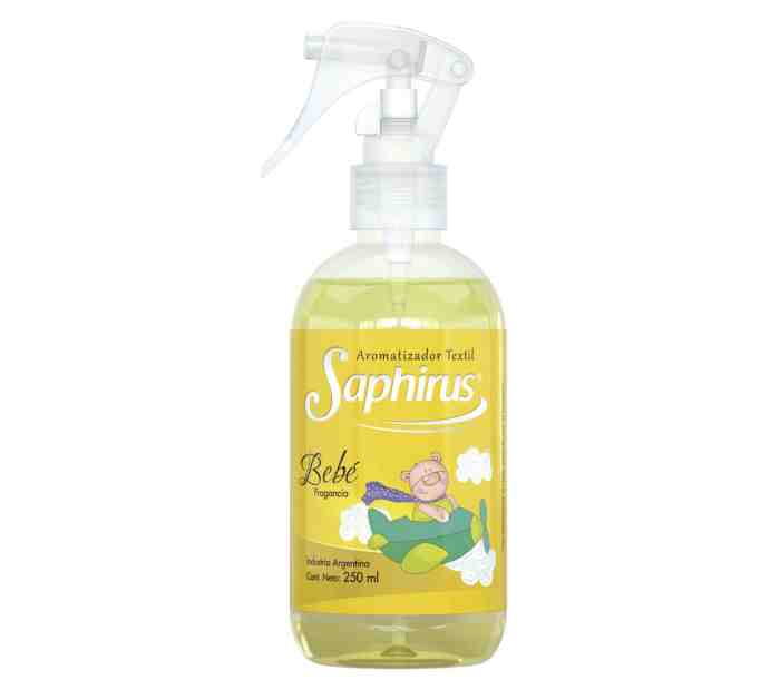 SAPHIRUS BEBE AROMATIZADOR TEXTIL 250ML